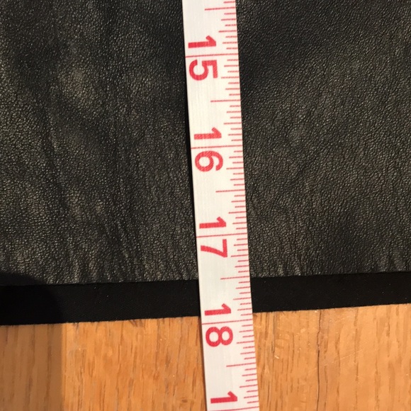 NWT Genuine Black Leather Mini Skirt, American Apparel, M - Picture 7 of 9